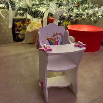 Аксессуар для кукол ViromToys стульчик для кормления: отзыв пользователя Детский Мир