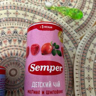 Чай Semper малина-шиповник гранулированный 200г с 5месяцев: отзыв пользователя Детский Мир