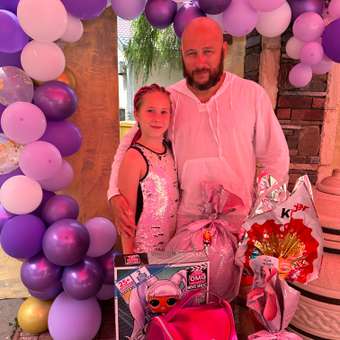 Воздушные шары набор Мишины шарики фотозона на праздник день рождения для девочки 110 шт: отзыв пользователя Детский Мир