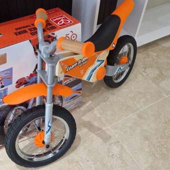 Беговел для детей HAPE learn to Ride оранжевый E1092_HP: отзыв пользователя Детский Мир