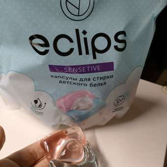 Капсулы ECLIPS Sensitive для стирки детских вещей 30 шт.: отзыв пользователя Детский Мир