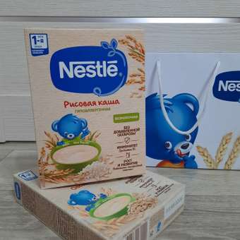 Каша Nestle безмолочная рисовая 200г с 4месяцев: отзыв пользователя Детский Мир