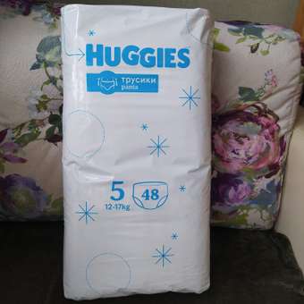 Подгузники-трусики для мальчиков Huggies 5 12-17кг 96шт: отзыв пользователя Детский Мир