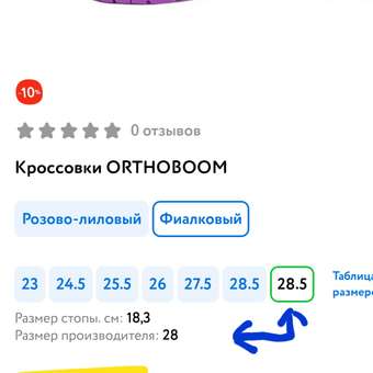 Кроссовки ORTHOBOOM: отзыв пользователя Детский Мир