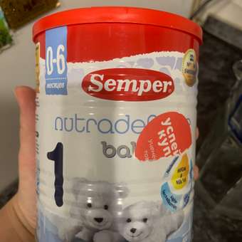 Смесь Semper Nutradefense Baby 1 молочная 400г с 0месяцев: отзыв пользователя ДетМир