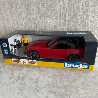 Автомобиль Bruder Roadster 1:16 красный: отзыв пользователя Детский Мир