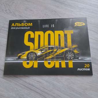 Альбом Erhaft Sport А4 20 лист.: отзыв пользователя ДетМир