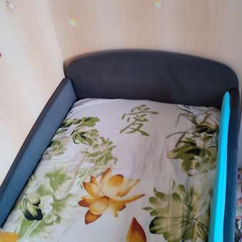 Кровать детская Бельмарко Letmo с ящиком Велюр Графит: отзыв пользователя Детский Мир