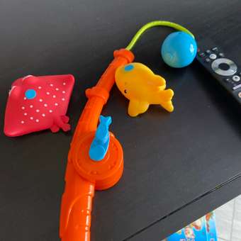 Набор игрушек для ванной Happy Baby Fishman 4предмета Голубой 32004: отзыв пользователя Детский Мир
