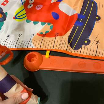Развивающий детский коврик SHARKTOYS Игровой для детей овальный с музыкальной панелью: отзыв пользователя Детский Мир