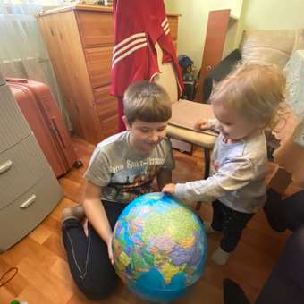 Глобус Globen Земли политический 32 см: отзыв пользователя Детский Мир