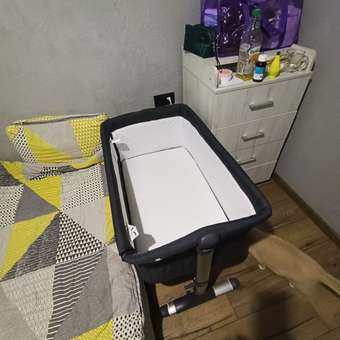 Колыбель Olsson Vicinity приставная Grey AP802: отзыв пользователя ДетМир
