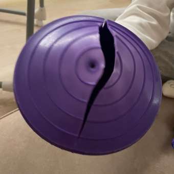 Фитбол Beroma с антивзрывным эффектом 65 см фиолетовый: отзыв пользователя Детский Мир