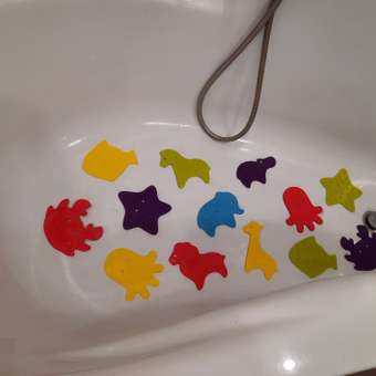 Мини-коврики детские ROXY-KIDS для ванной противоскользящие Safari 5 шт цвета в ассортименте: отзыв пользователя Детский Мир