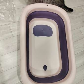 Ванна детская складная Rant со сливом складная Marlin RBT003 Lavender: отзыв пользователя Детский Мир