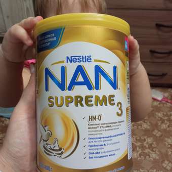 Молочко NAN Supreme 3 400г с 12месяцев: отзыв пользователя Детский Мир