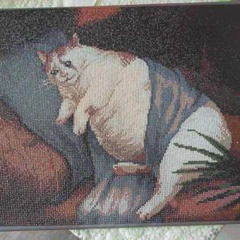 Алмазная мозаика Art on Canvas Грустный котик холст на подрамнике 40*50: отзыв пользователя Детский Мир