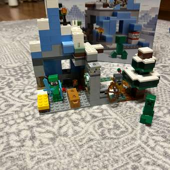 Конструктор LEGO Minecfat Ледяные вершины 21243: отзыв пользователя ДетМир