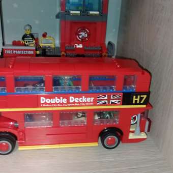 Конструктор SLUBAN Классический транспорт Лондонский автобус M38-B0708: отзыв пользователя ДетМир