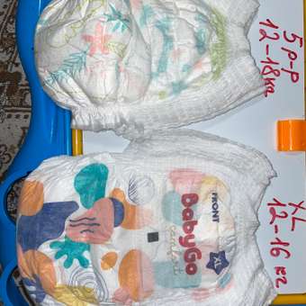 Трусики BabyGo Comfort XL (12-16 кг) 38 шт.: отзыв пользователя Детский Мир