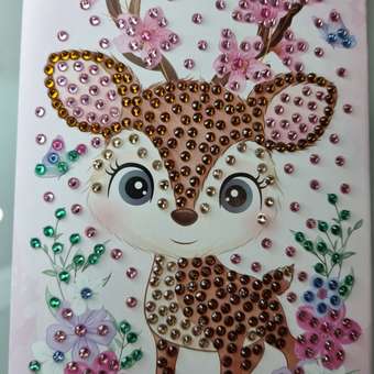 Набор для творчества ORIGAMI Алмазные узоры открытки Подарки от зверят 3шт 06706: отзыв пользователя Детский Мир