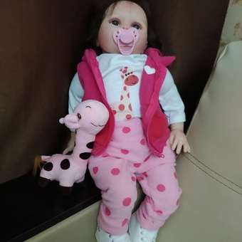 Кукла Пупс Реборн NRAVIZA Детям мягконабивная 55 см с одеждой и аксессуарами: отзыв пользователя Детский Мир