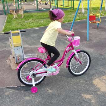 Велосипед ZigZag GIRL малиновый 20 дюймов: отзыв пользователя Детский Мир