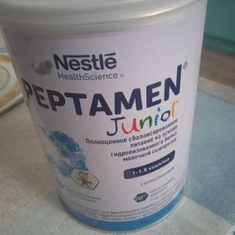 Смесь Nestle Peptamen Junior 400г с 1года: отзыв пользователя ДетМир