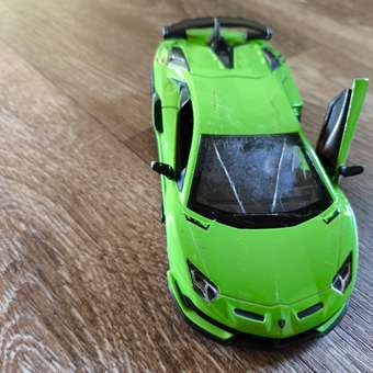 Автомобиль АВТОпанорама Lamborghini Aventador SVJ 1:32 зеленый: отзыв пользователя Детский Мир