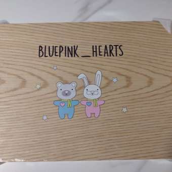 Набор для рисования Bluepink Hearts Чемодан для творчества деревянный большой: отзыв пользователя Детский Мир