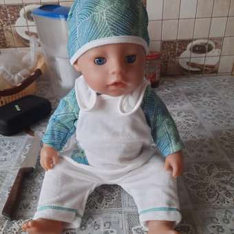Одежда для пупса SHARKTOYS комплект одежды с шапочкой дино на куклу высотой 38-43 см: отзыв пользователя Детский Мир