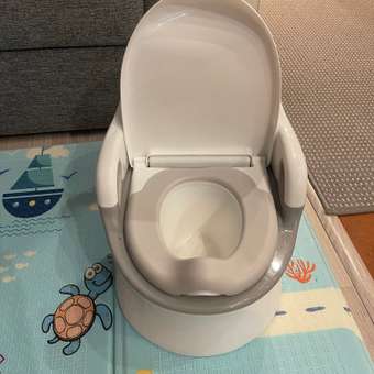 Детский горшок Ifam EASY DOING PREMIUM POTTY со звуком серый: отзыв пользователя Детский Мир