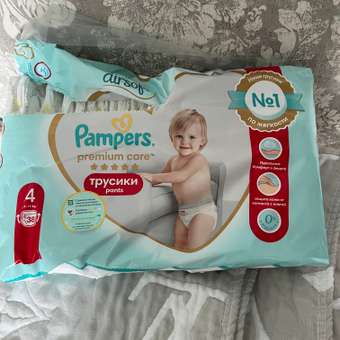 Подгузники-трусики Pampers Premium Care Pants 4 9-15кг 76шт: отзыв пользователя ДетМир