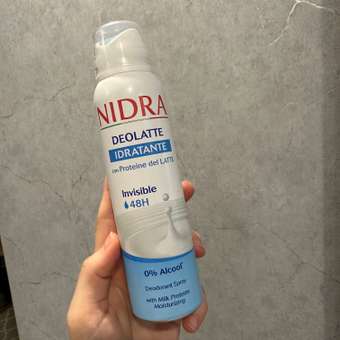 Дезодорант аэрозоль Nidra увлажняющий с молочными протеинами 150мл: отзыв пользователя Детский Мир