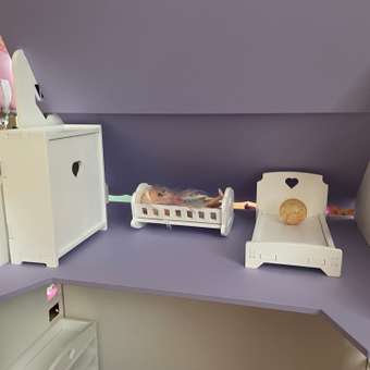 Мебель для кукольного домика Pema kids 11 предметов Материал МДФ: отзыв пользователя Детский Мир