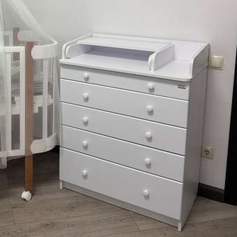 Пеленальный комод aton baby furniture Комод Maks белая аялска/белый: отзыв пользователя Детский Мир