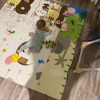 Коврик детский игровой Babyton Softy двусторонний: отзыв пользователя Детский Мир