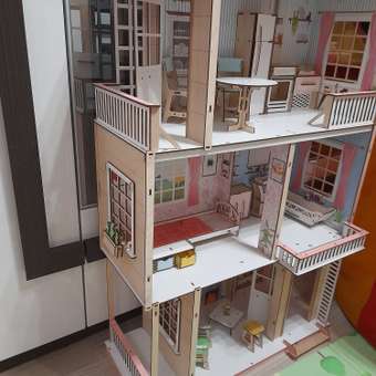 Кукольный домик с мебелью M-WOOD Рапсодия: отзыв пользователя Детский Мир
