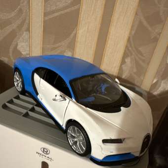 Машинка MAISTO 1:24 Bugatti Chiron Голубая 32509: отзыв пользователя Детский Мир