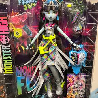 Кукла Monster High Монстр Фест Фрэнки HXH79: отзыв пользователя Детский Мир