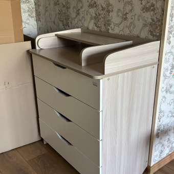 Пеленальный комод aton baby furniture Комод Сириус-2 Loft шимо светлый-белый: отзыв пользователя Детский Мир