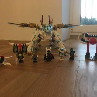 Конструктор LEGO NINJAGO Ледяной дракон Зейна блочный: отзыв пользователя Детский Мир