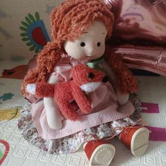 Мягкая кукла BUDI BASA Ива с лисёнком Сократом 38 см Minimalini Mm-Iva-01: отзыв пользователя Детский Мир