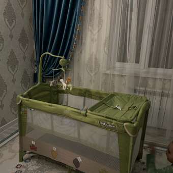 Манеж-кровать Babyton Dreamy Green: отзыв пользователя Детский Мир