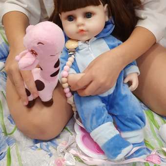 Кукла Реборн QA BABY Кэндис девочка интерактивная Пупс набор игрушки для ванной для девочки 38 см: отзыв пользователя Детский Мир