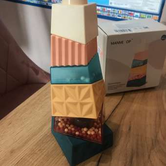 Пирамидка детская MyMoon Развивающие игрушки тактильные: отзыв пользователя Детский Мир