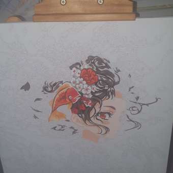 Картина по номерам Art sensation холст на подрамнике 40х50 см Девушка анимэ: отзыв пользователя Детский Мир