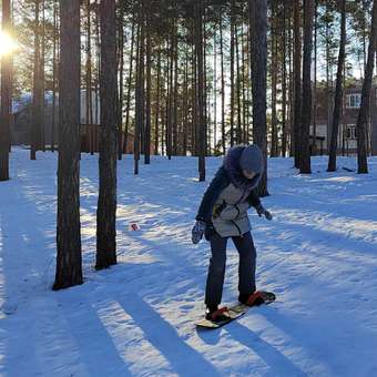 Сноуборд Олимпик с облегченными креплениями СД 03.00: отзыв пользователя Детский Мир