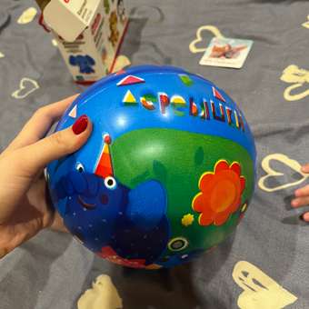 Мяч KiddiePlay Деревяшки 23см 3105: отзыв пользователя Детский Мир