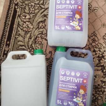 Гель для стирки SEPTIVIT EXTRA CLEAN для цветного 5л: отзыв пользователя Детский Мир